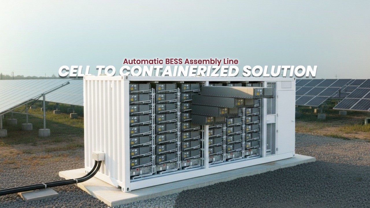 Automatic BESS Assembly Line: Cell to Containerized Solution