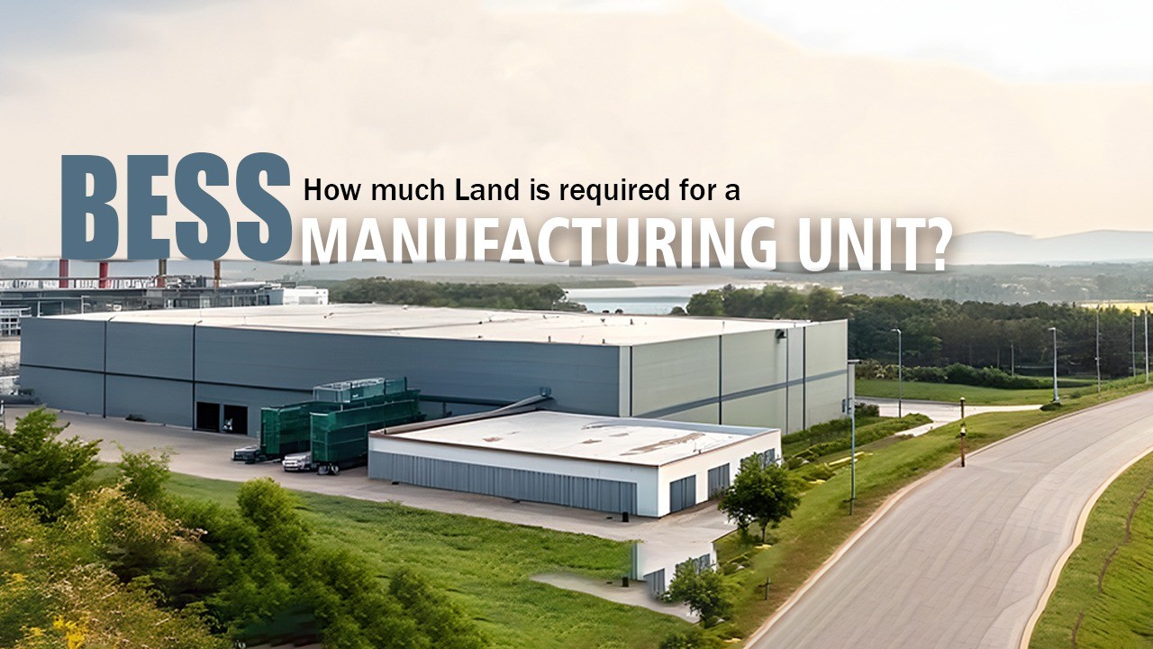 BESS manufacturing land requirements