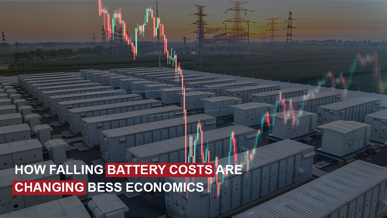 BESS cost decline in India